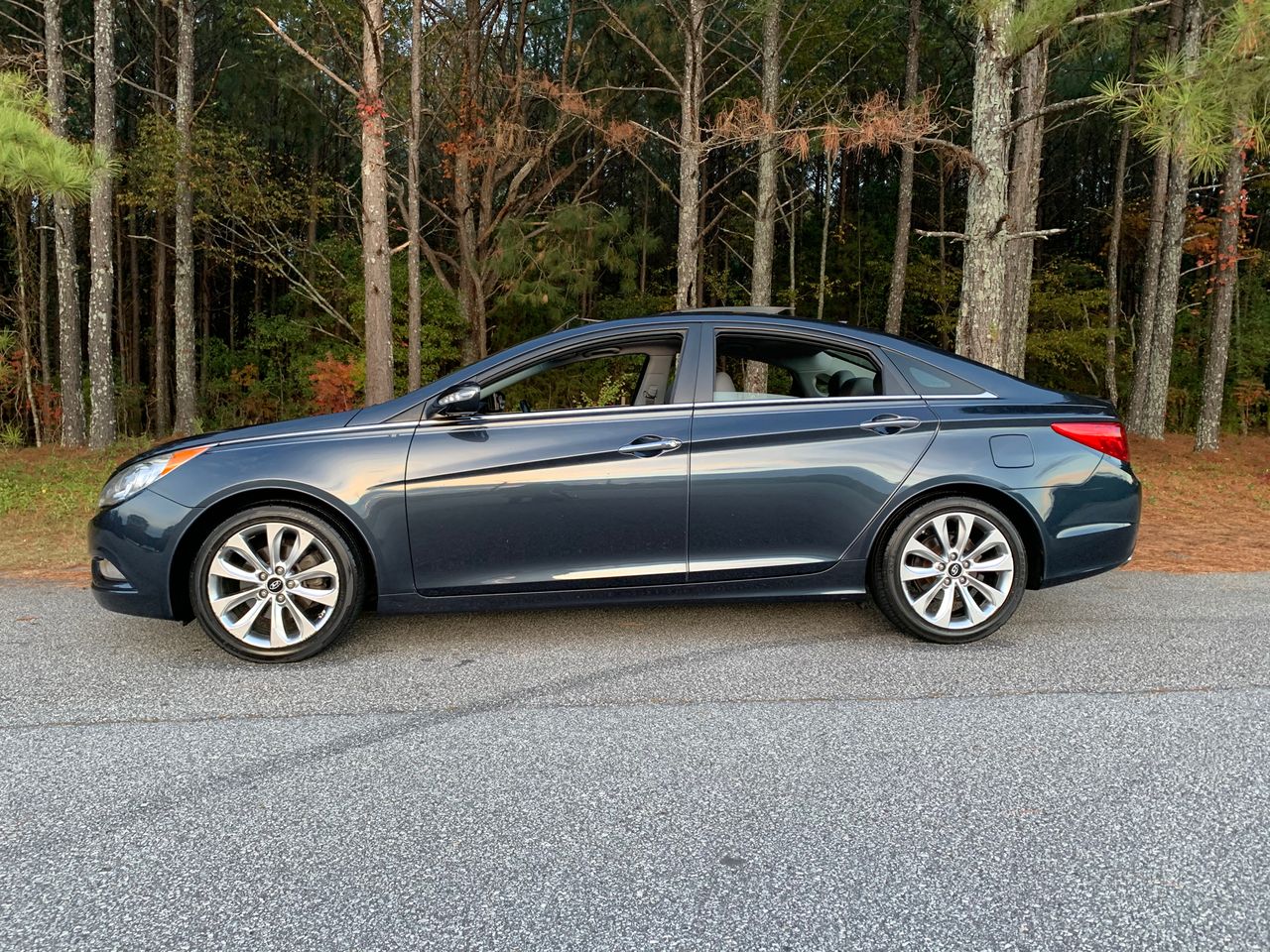 2012 Hyundai Sonata Limited 2.0T | Loganville, GA, Pacific Blue Pearl (Blue), Front Wheel