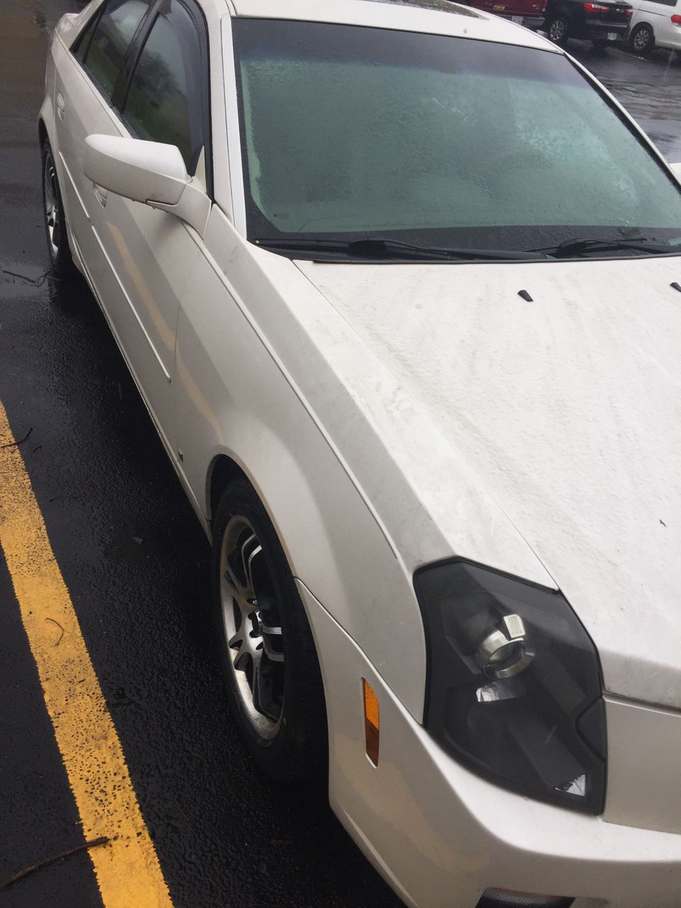 2007 Cadillac CTS | Alpha, OH, White Diamond (White), Rear Wheel