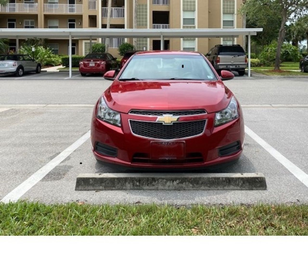 2014 Chevrolet Cruze 1LT Auto | Naples, FL, Crystal Red Tintcoat (Red & Orange), Front Wheel