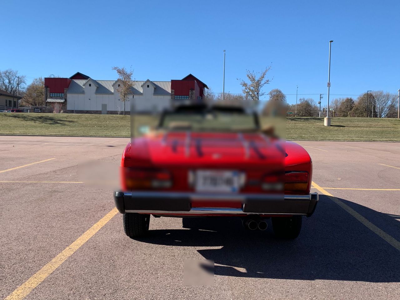 1982 FIAT 2000 Spider | Sioux Falls, SD, Red & Orange, Rear Wheel