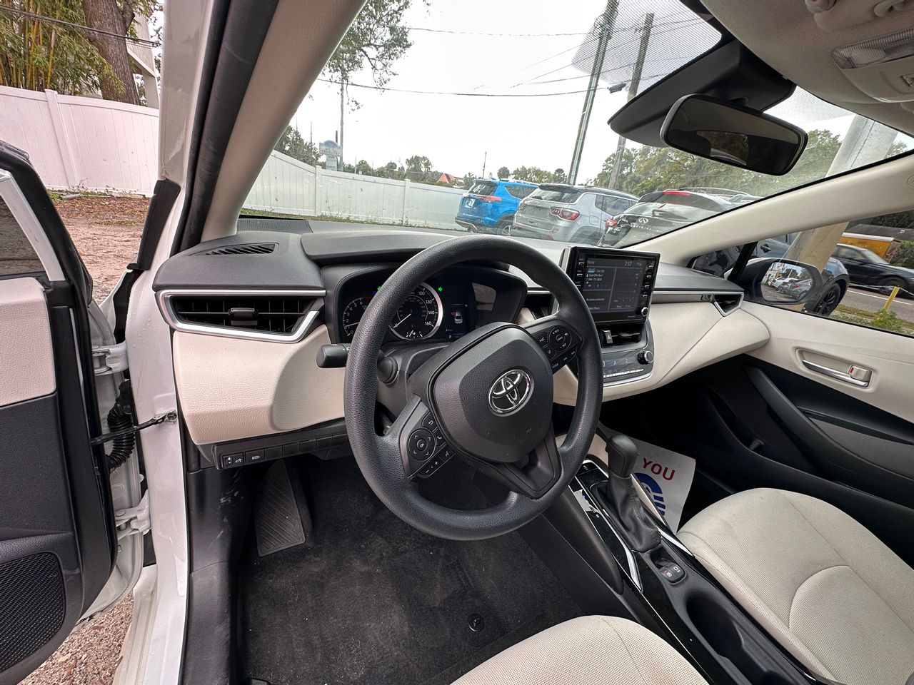 2021 Toyota Corolla LE | Tampa, FL, Blizzard Pearl (White), Front Wheel