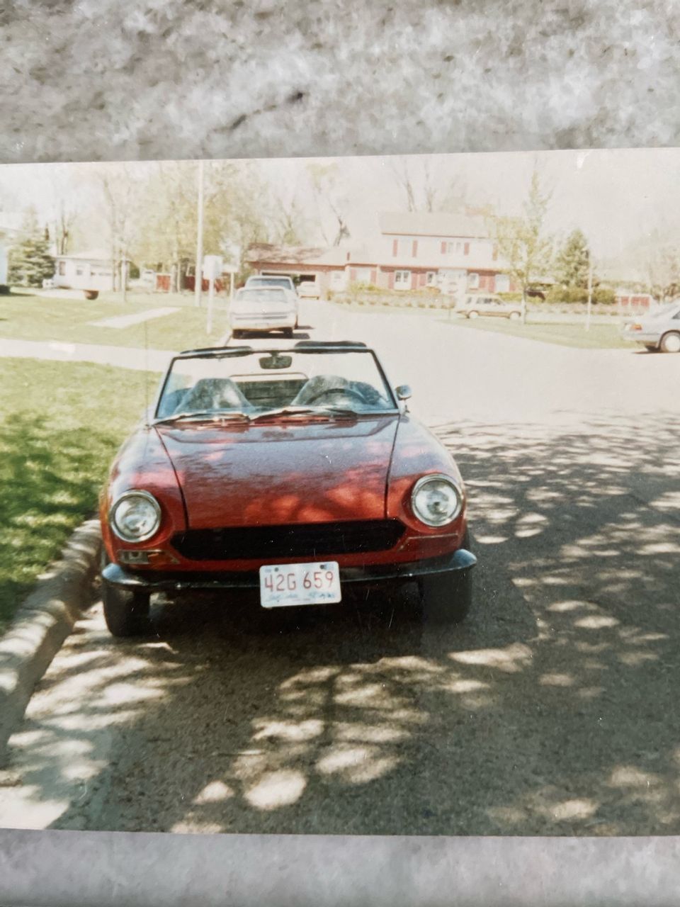 1969 FIAT 124 Spider Sport | Sioux Falls, SD, Red & Orange, Rear Wheel