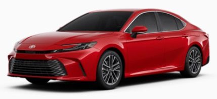 2025 Toyota Camry XLE | Sioux Falls, SD, Supersonic Red (Red & Orange), Front Wheel