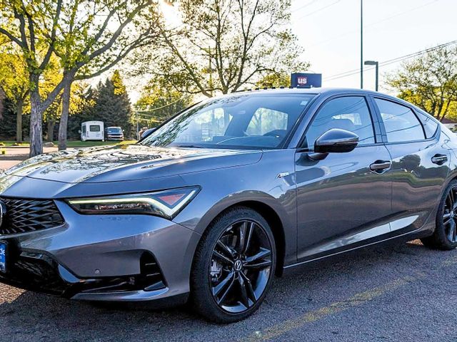 2024 Acura Integra w/Tech w/A-SPEC, Liquid Carbon Metallic (Gray), Front Wheel