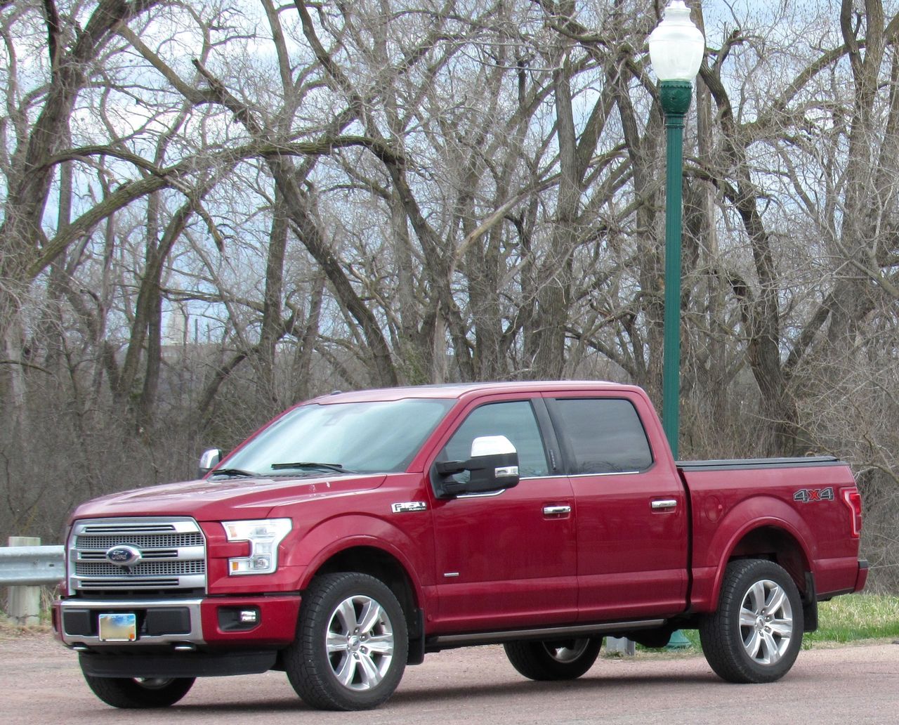 2015 Ford F-150 Platinum | Sioux Falls, SD, Ruby Red Metallic Tinted Clearcoat (Red & Orange), 4x4