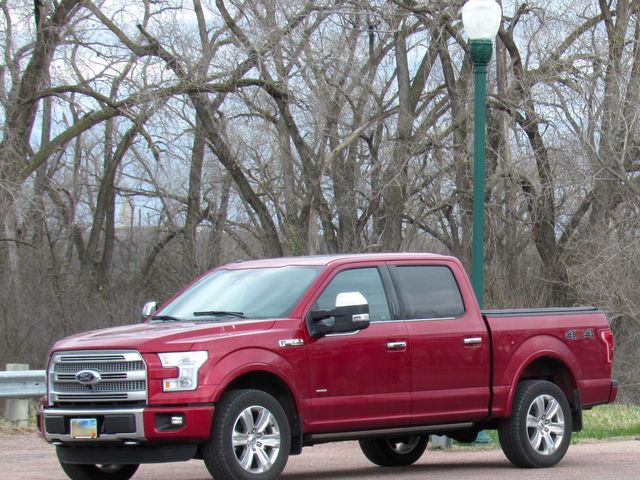 2015 Ford F-150 Platinum, Ruby Red Metallic Tinted Clearcoat (Red & Orange), 4x4