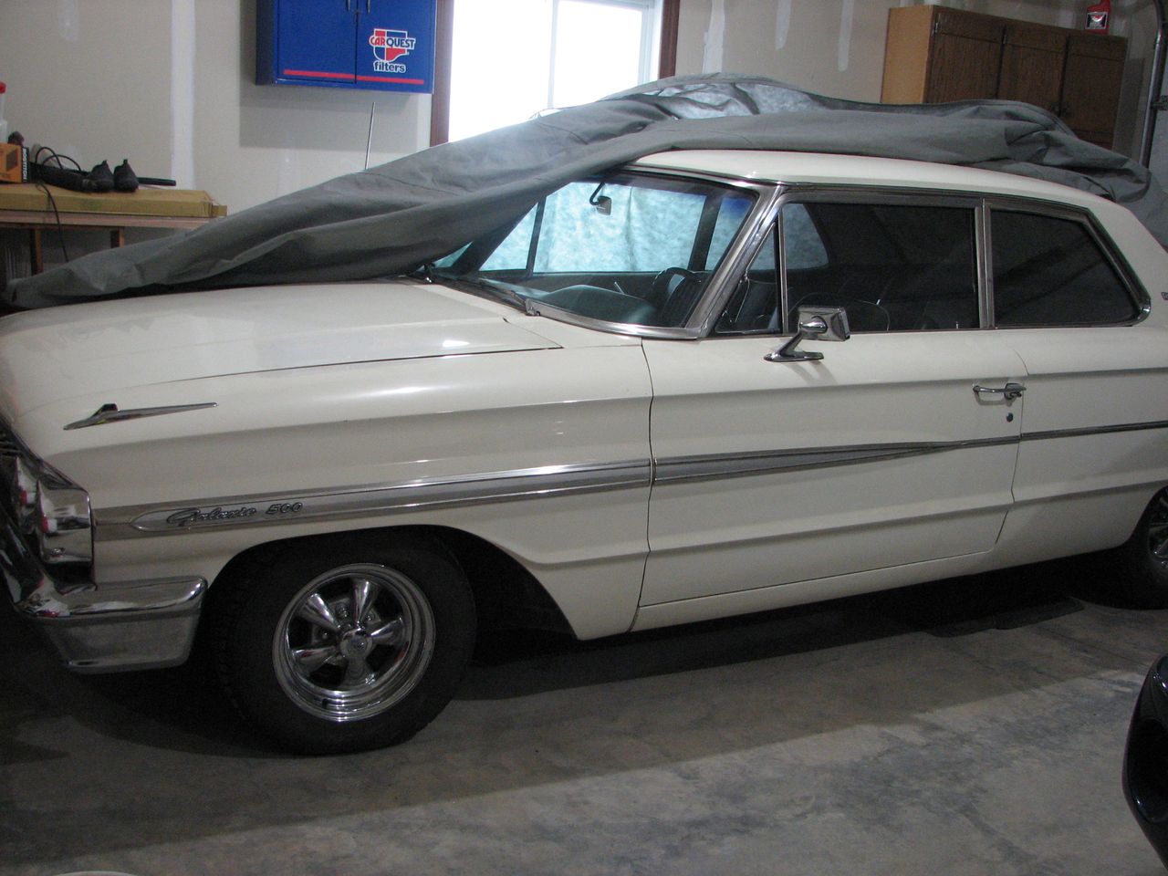 1964 Ford Galaxie 500 | Sioux Falls, SD, White, Rear Wheel