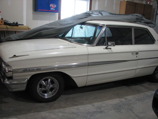 1964 Ford Galaxie 500, White, Rear Wheel