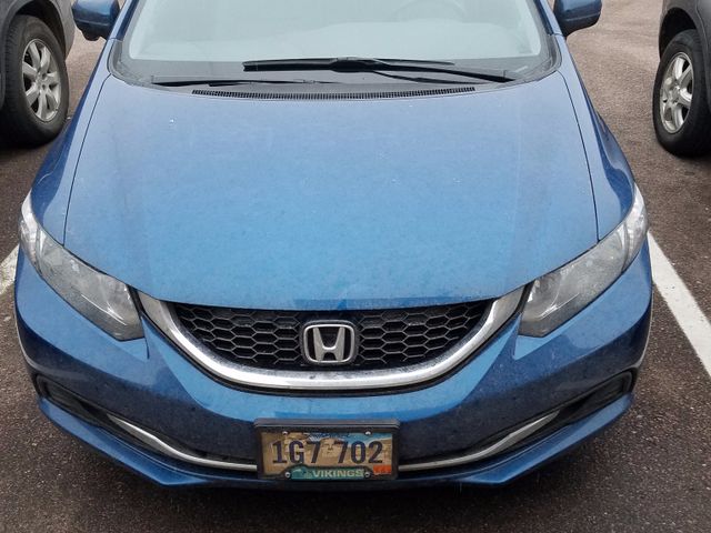 2015 Honda Civic, Dyno Blue Pearl (Blue), Front Wheel