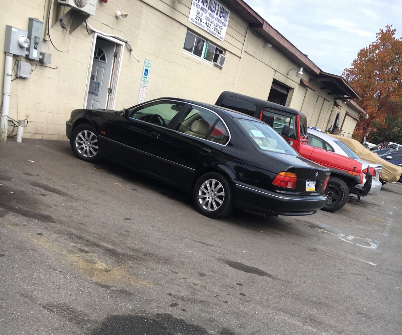 1997 BMW 5 Series 528i | East Stroudsburg, PA, Jet Black (Black), Rear Wheel