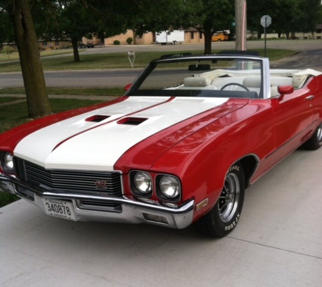 1972 Buick Skylark white | Leota, MN, Red & Orange