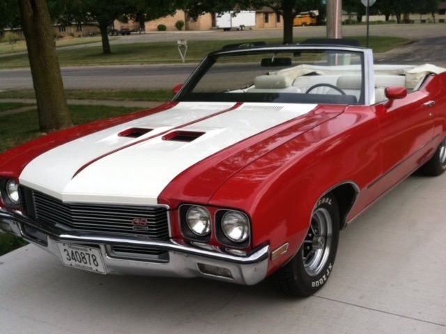 1972 Buick Skylark white, Red & Orange