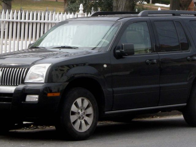 2003 Mercury Mountaineer Premier, Black Clearcoat (Black), All Wheel