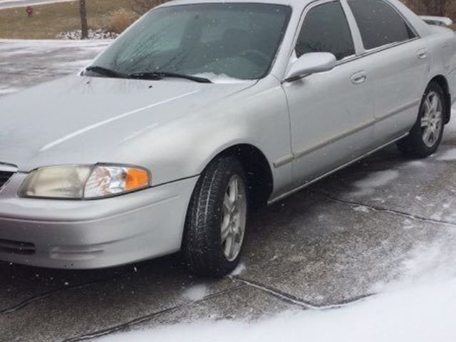 2001 Mazda 626, Silver Frost (Silver), Front Wheel