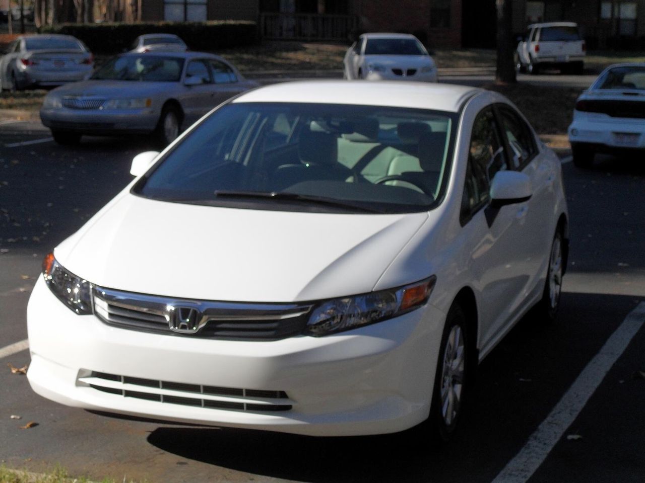2012 Honda Civic LX | Sioux Falls, SD, Taffeta White (White), Front Wheel