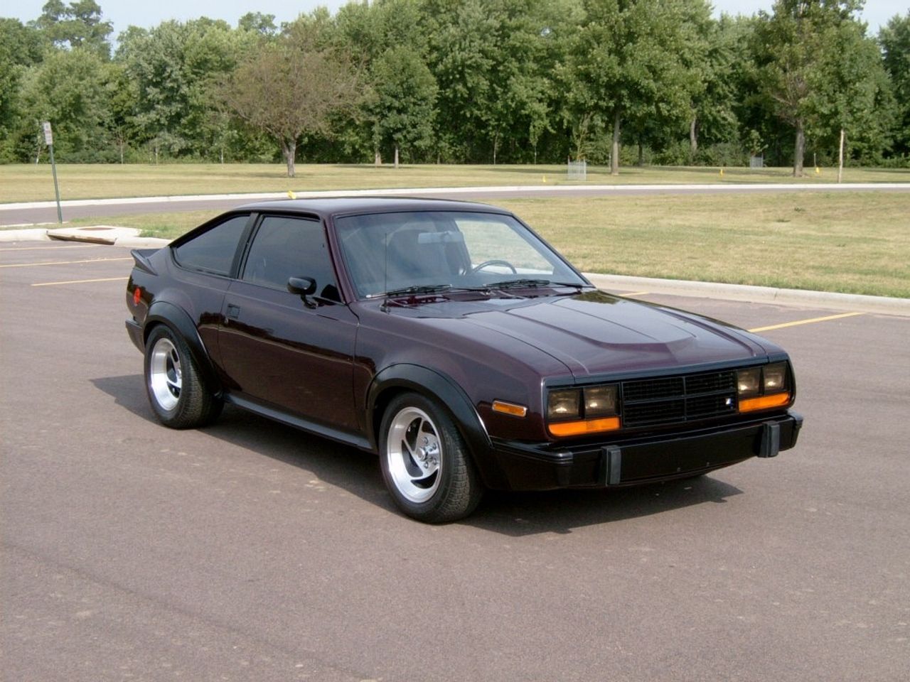 1983 AMC Spirit GT | Sioux Falls, SD, Dark Red, Rear Wheel