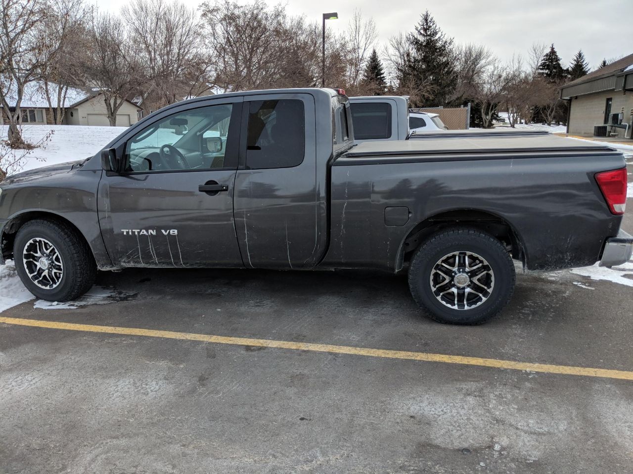 2005 Nissan Titan | Sioux Falls, SD, Smoke (Gray), Rear Wheel