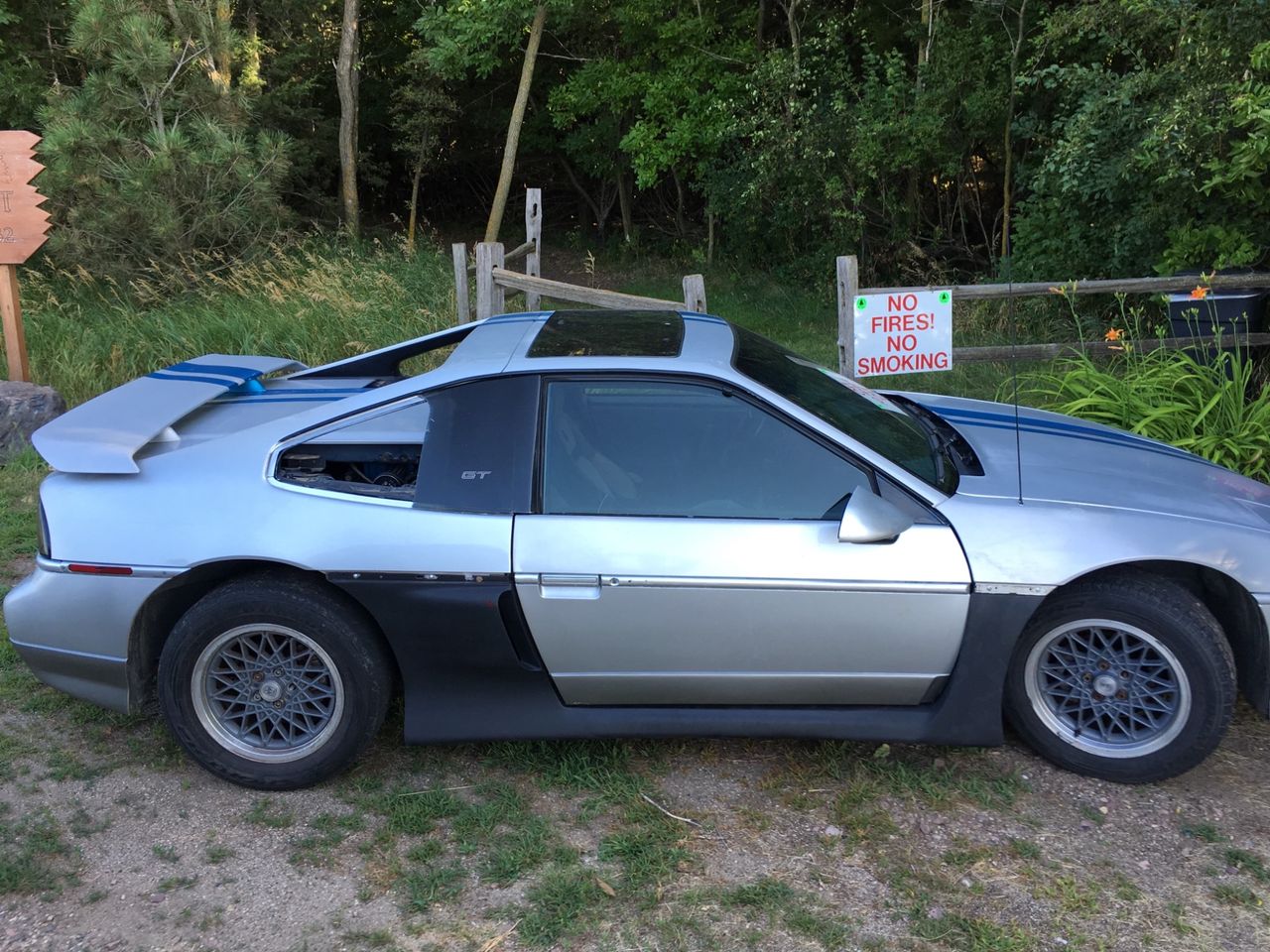 1987 Pontiac Fiero GT | Mitchell, SD, Silver, Rear Wheel