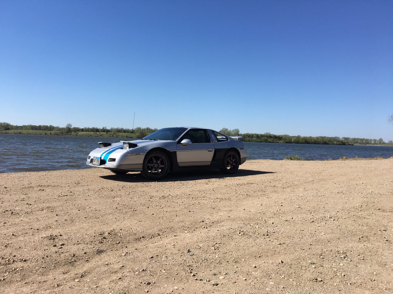 1987 Pontiac Fiero GT | Mitchell, SD, Silver, Rear Wheel