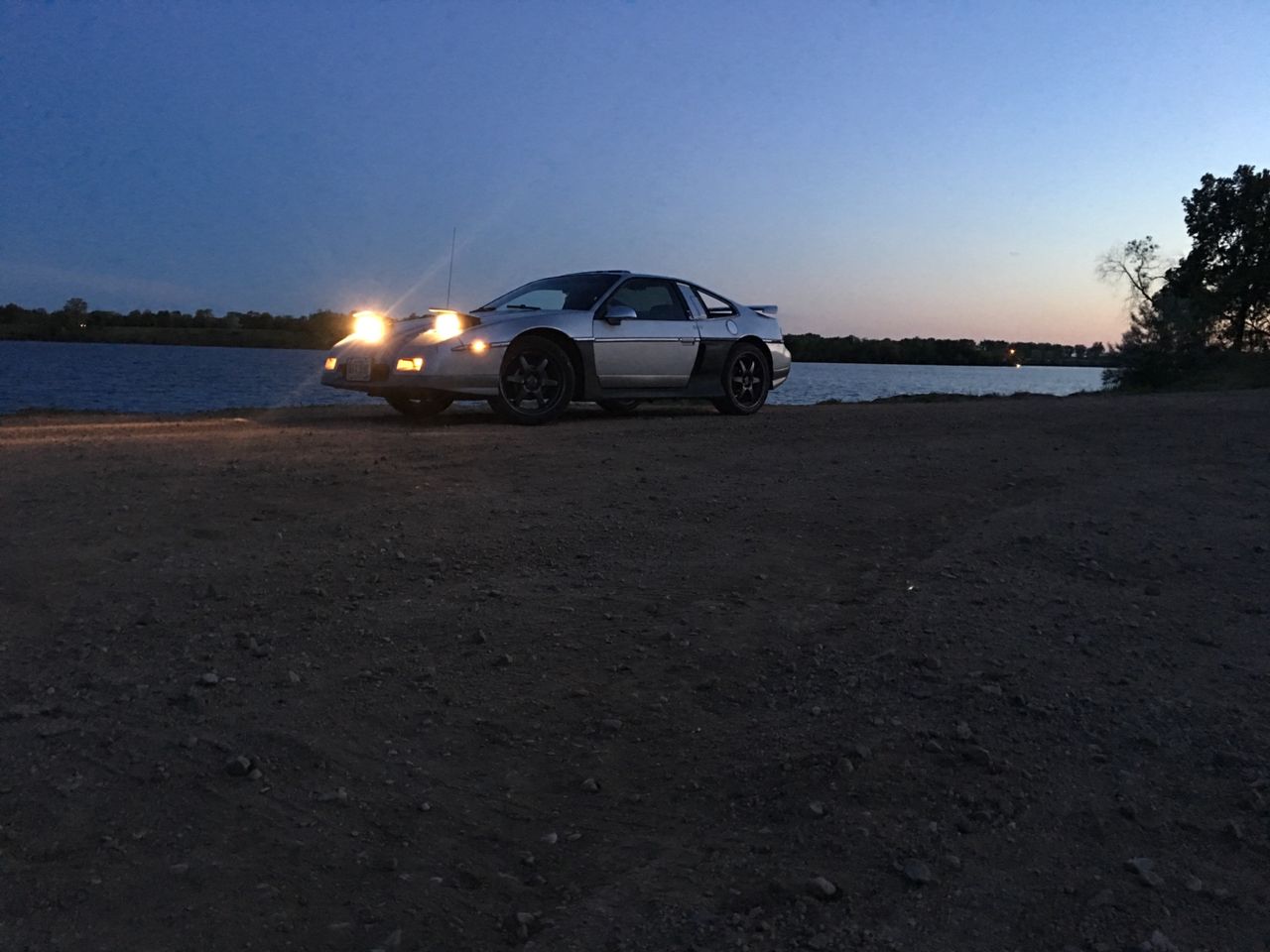 1987 Pontiac Fiero GT | Mitchell, SD, Silver, Rear Wheel