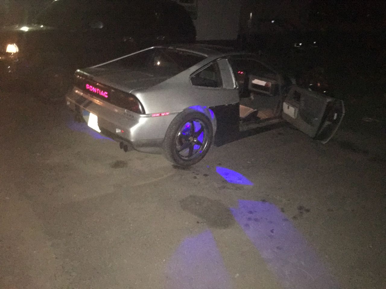 1987 Pontiac Fiero GT | Mitchell, SD, Silver, Rear Wheel