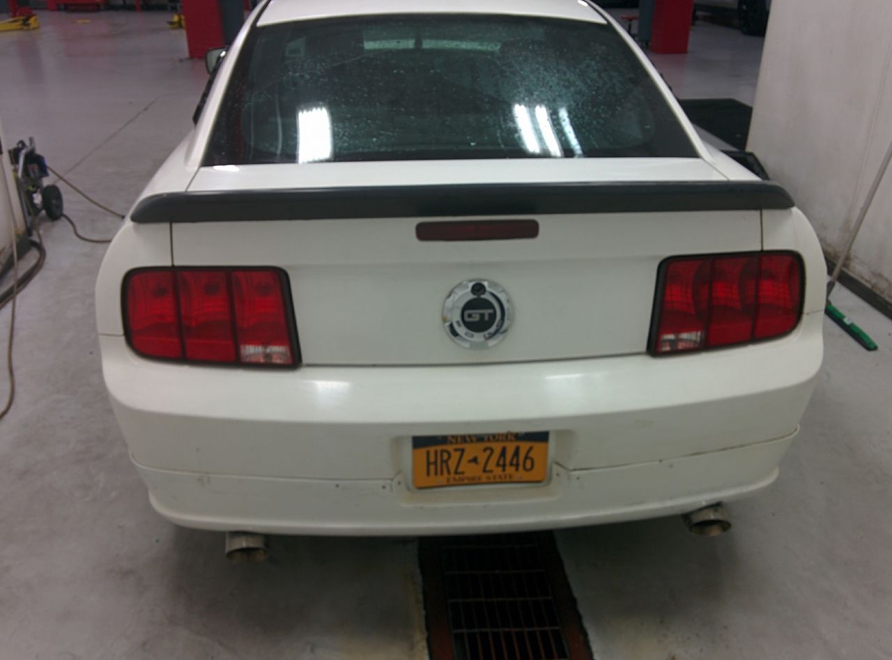 2005 Ford Mustang V6 Deluxe | Astoria, NY, Performance White Clearcoat (White), Rear Wheel