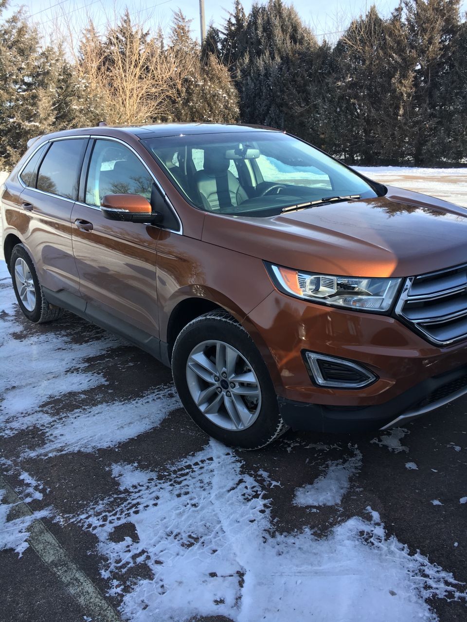 2017 Ford Edge SEL | Mitchell, SD, Ruby Red Metallic Tinted Clearcoat (Red & Orange)