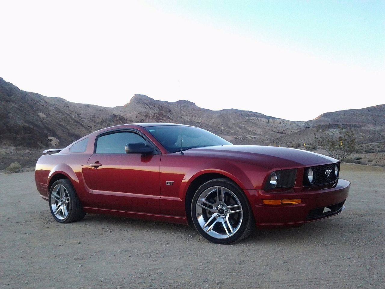 2005 Ford Mustang | Las Vegas, NV, Torch Red Clearcoat (Red & Orange), Rear Wheel