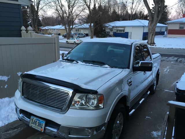 2004 Ford F-150 Lariat, Oxford White Clearcoat (White)