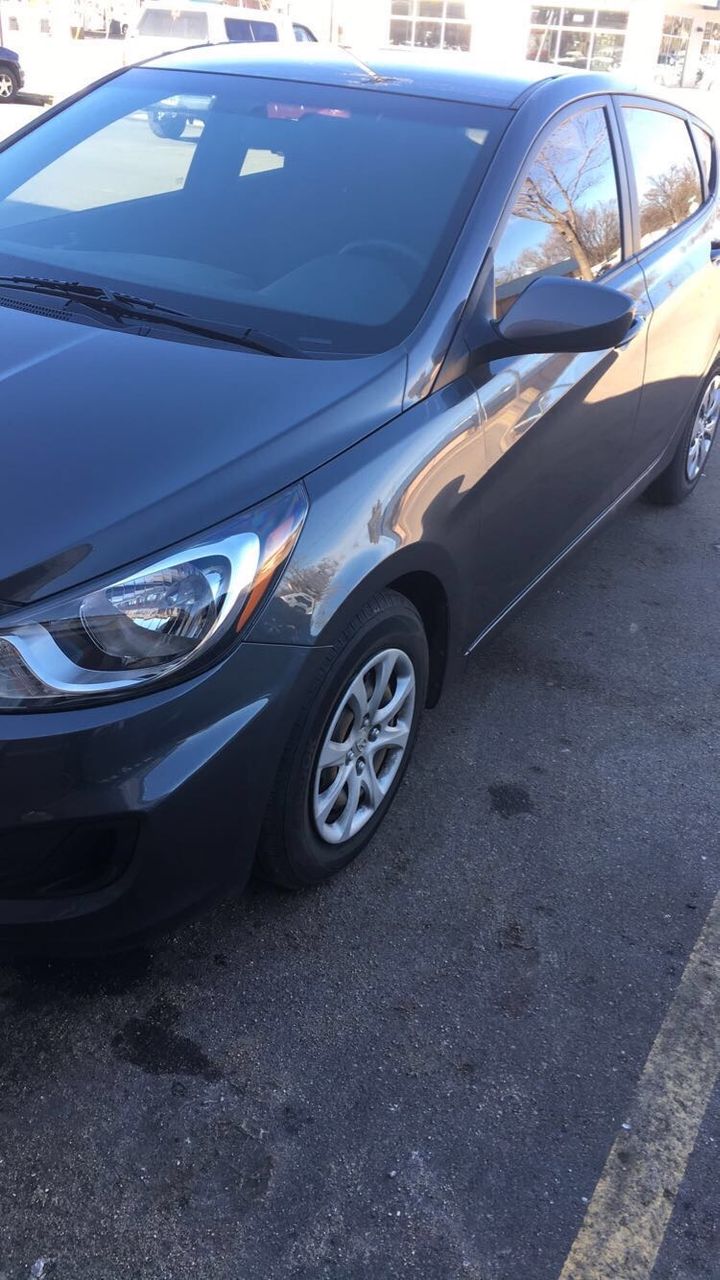 2012 Hyundai Accent GS | Sioux Falls, SD, Cyclone Gray (Gray), Front Wheel