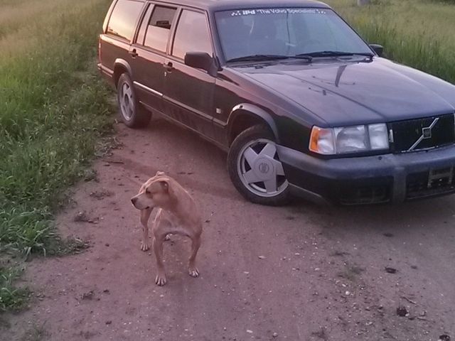 1994 Volvo 940 Level II Turbo, Blue Green Metallic (Green), Rear Wheel