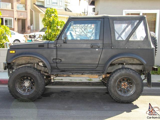 1986 Suzuki Samurai, Black, 4 Wheel