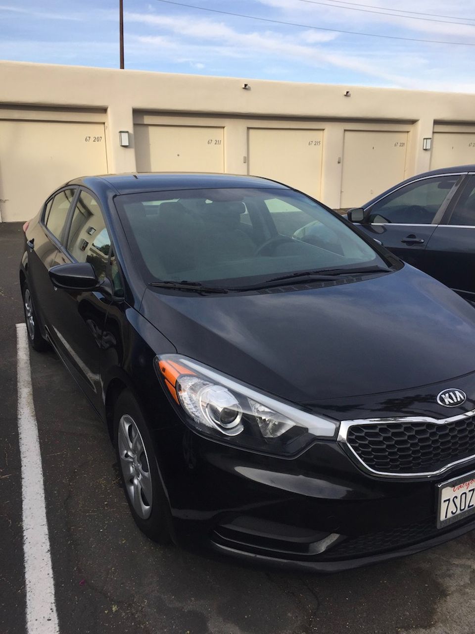 2016 Kia Forte LX | Cathedral City, CA, Aurora Black Pearl (Black), Front Wheel