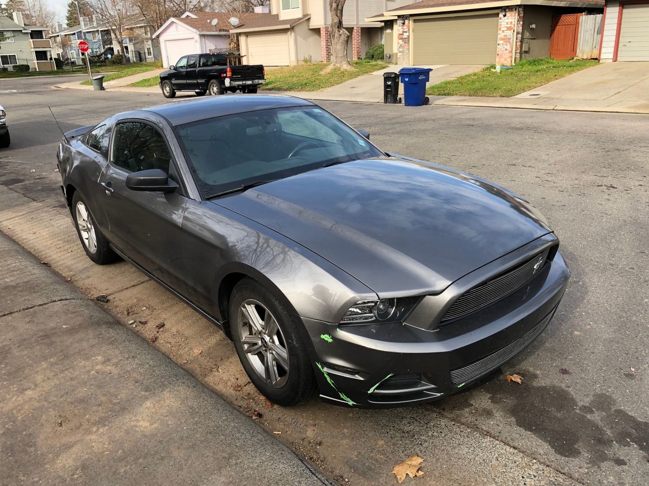 2014 Ford Mustang V6 | San Francisco, CA, Sterling Gray Metallic (Gray), Rear Wheel