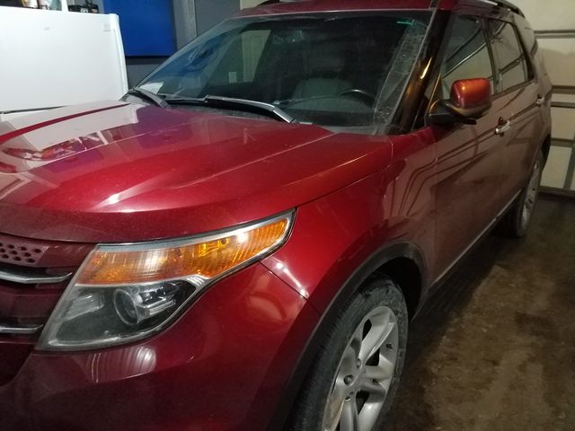 2013 Ford Explorer Limited, Ruby Red Metallic Tinted Clear Coat (Red & Orange), All Wheel