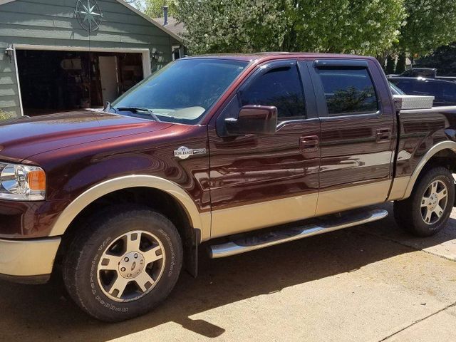 2008 Ford F-150 King Ranch, Mahogany Clearcoat Metallic/Pueblo Gold (Red & Orange), 4x4