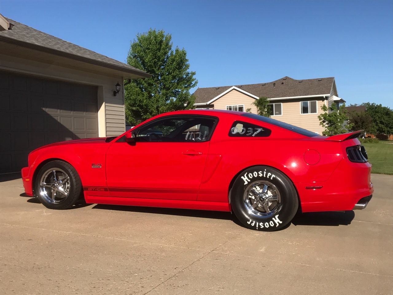 2013 Ford Mustang GT Premium | Sioux Falls, SD, Race Red (Red & Orange), Rear Wheel