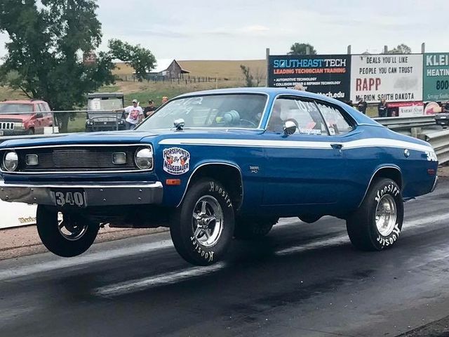1972 Plymouth Duster, Blue