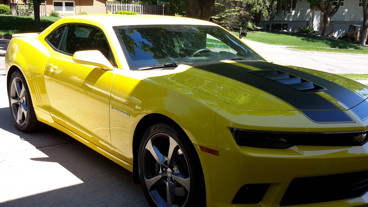 2014 Chevrolet Camaro SS | Sioux Falls, SD, Bright Yellow (Yellow), Rear Wheel