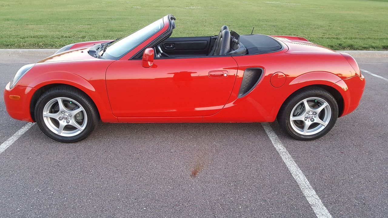 2002 Toyota MR2 Spyder Base | Sioux Falls, SD, Absolutely Red (Red & Orange), Rear Wheel