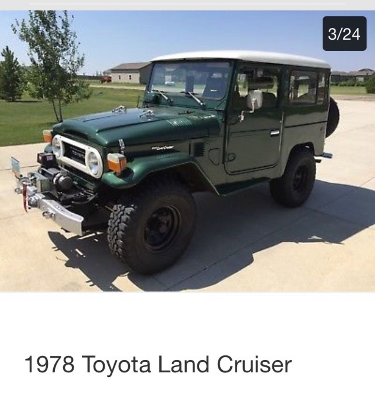 1978 Toyota Land Cruiser | Sioux Falls, SD, Dark Green, All Wheel