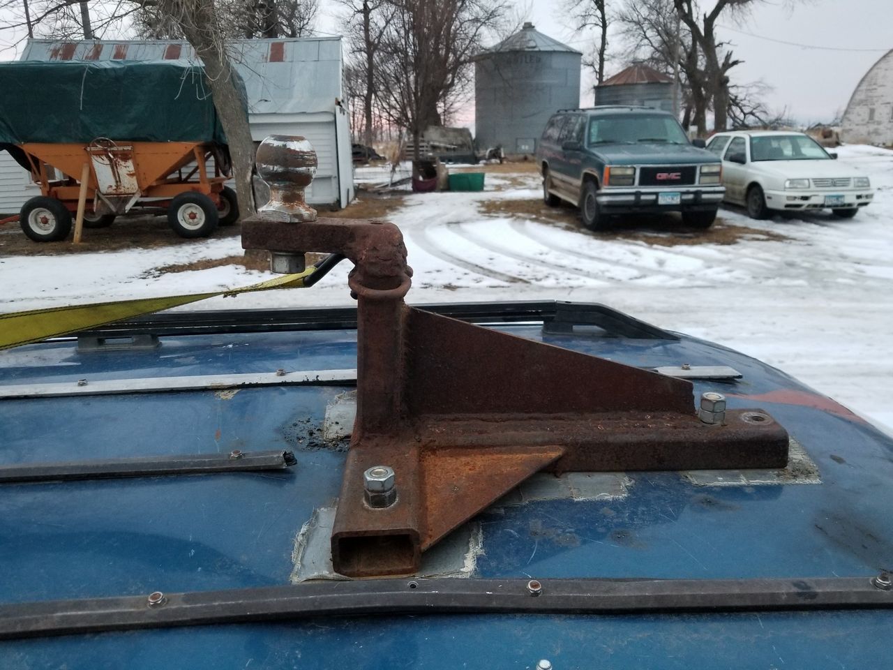 1994 Geo Metro Base | Kenneth, MN, Sky Blue Metallic (Blue), Front Wheel