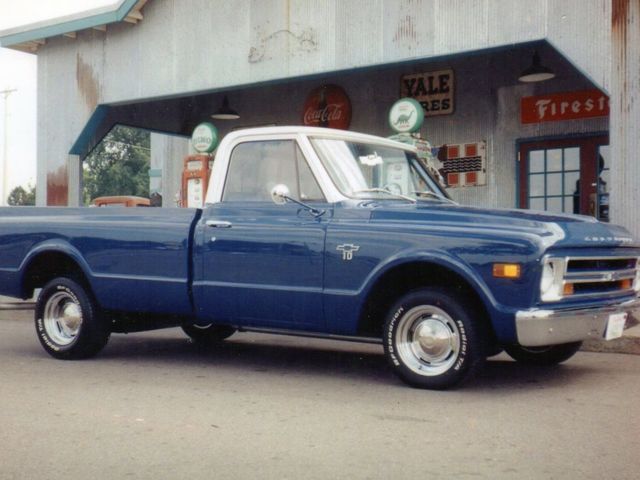 1968 Chevrolet C/K 10 Series DEL JOHNKE, Blue, Rear Wheel