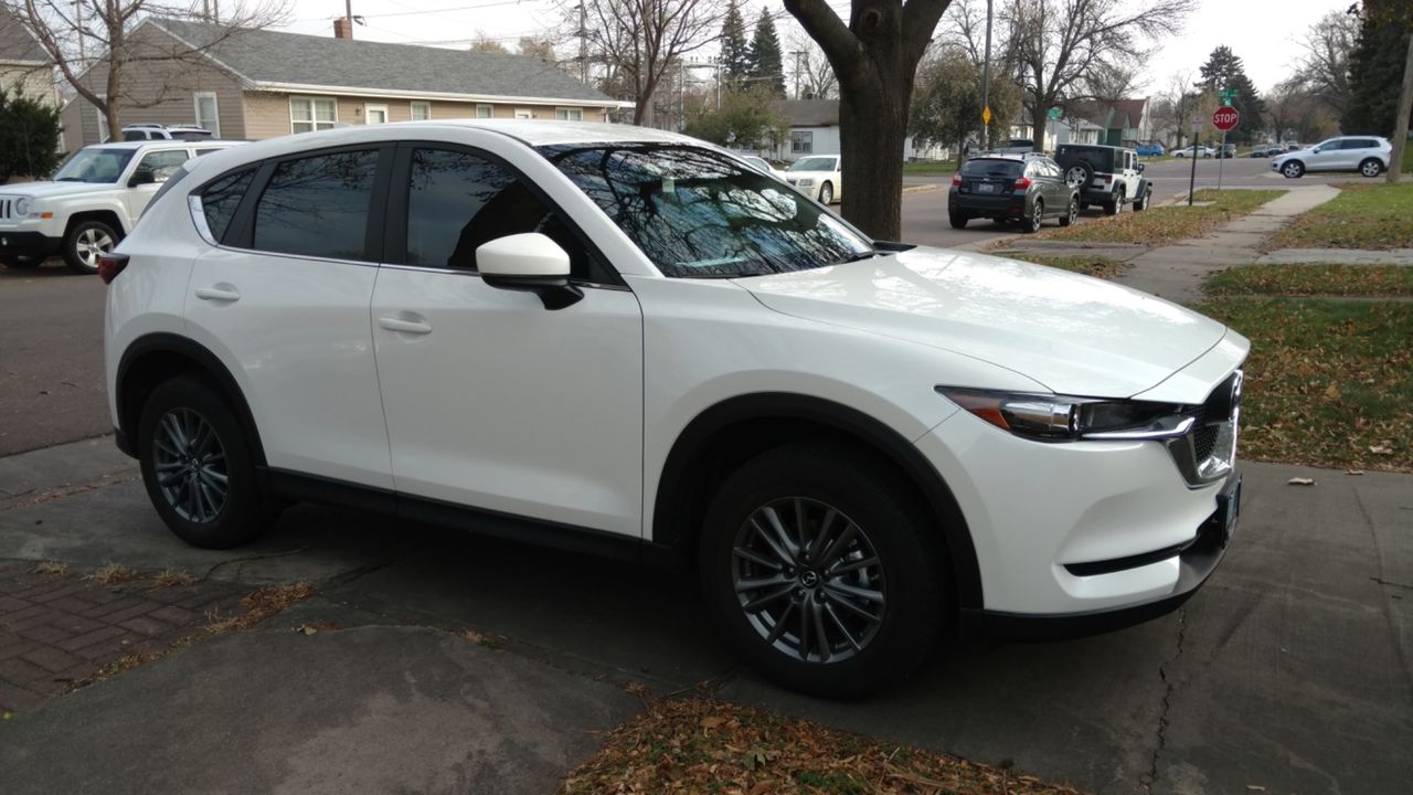 2017 Mazda CX-5 Sport | Sioux Falls, SD, Snowflake White Pearl Mica (White), All Wheel