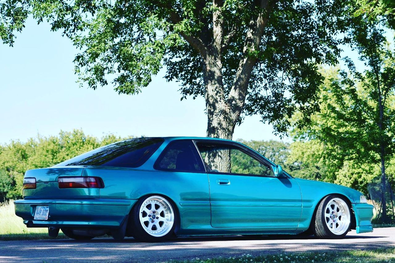 1992 Acura Integra GS-R | Brandon, SD, Aztec Green Pearl (Green), Front Wheel