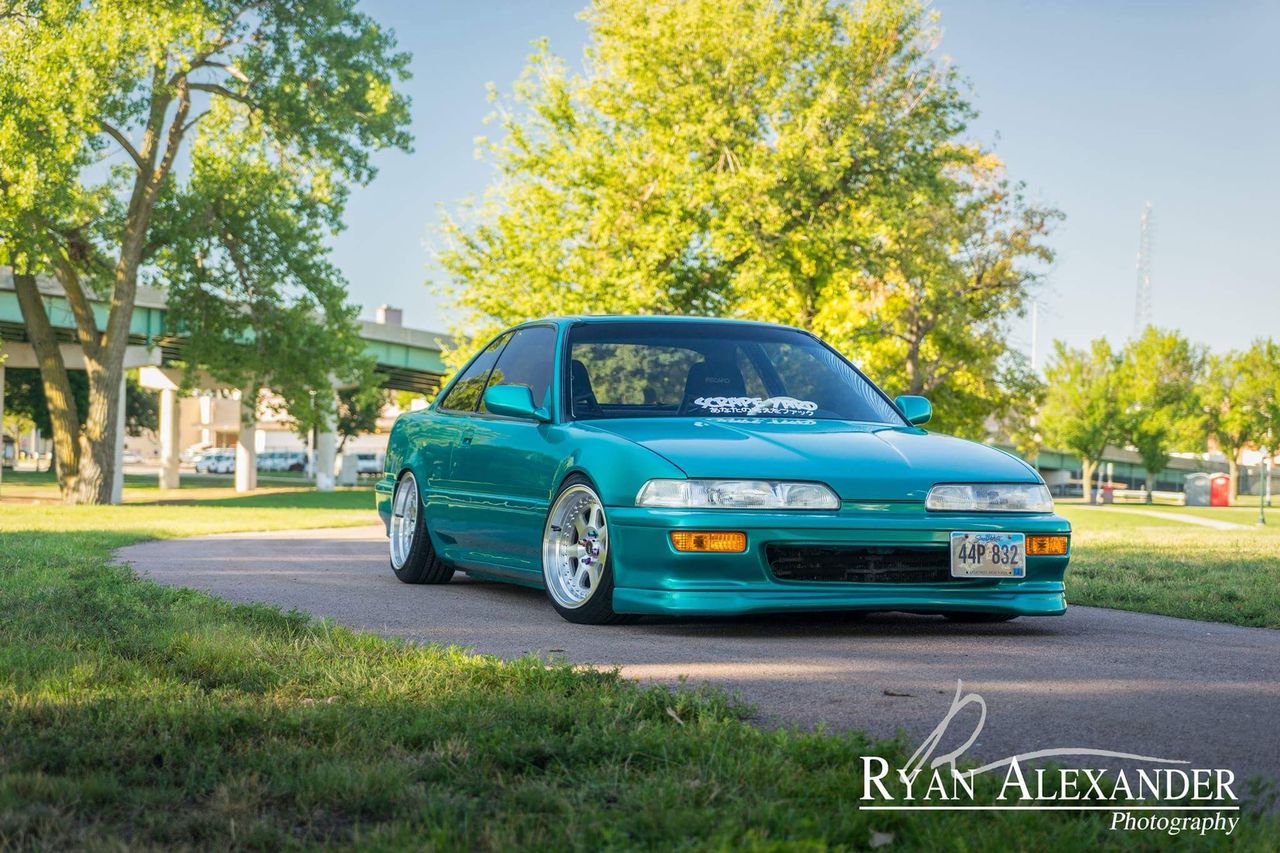 1992 Acura Integra GS-R | Brandon, SD, Aztec Green Pearl (Green), Front Wheel