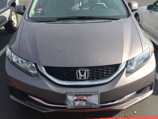 2013 Honda Civic EX, Polished Metal Metallic (Gray), Front Wheel