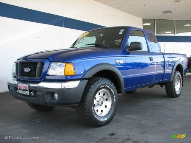 2005 Ford Ranger FX4 Off-Road, Sonic Blue Clearcoat Metallic (Blue), 4 Wheel