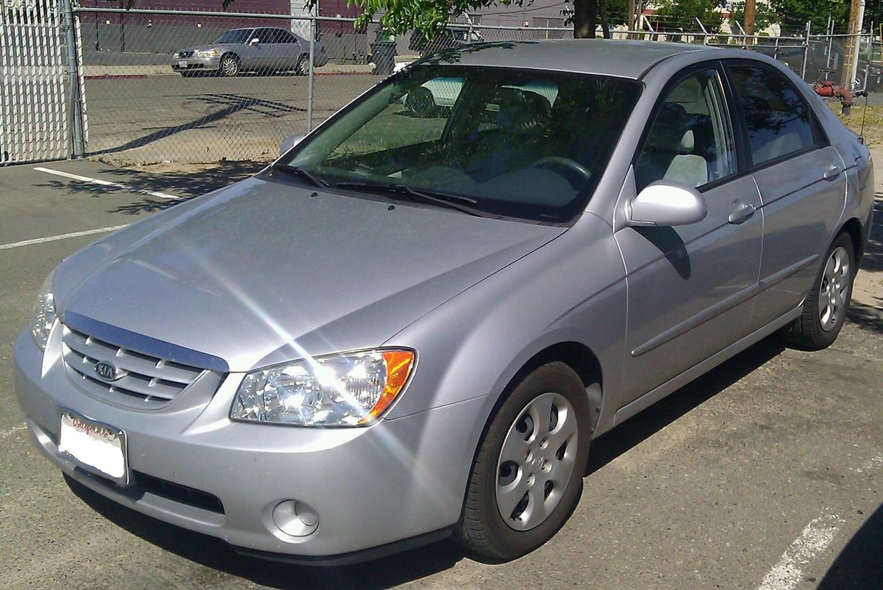 2006 Kia Spectra EX | Ceres, CA, Clear Silver (Silver), Front Wheel