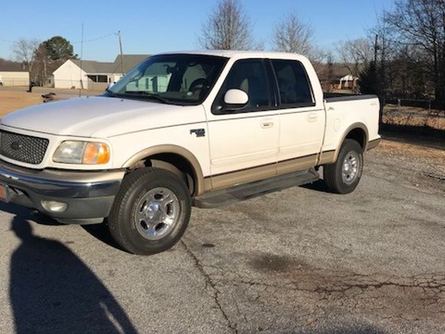 2001 Ford F-150 Lariat, Oxford White Clearcoat (White), 4 Wheel